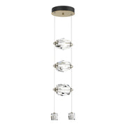 Gatsby 3-Light LED Pendant in Modern Brass - 139058-LED-STND-86-CR by Hubbardton Forge