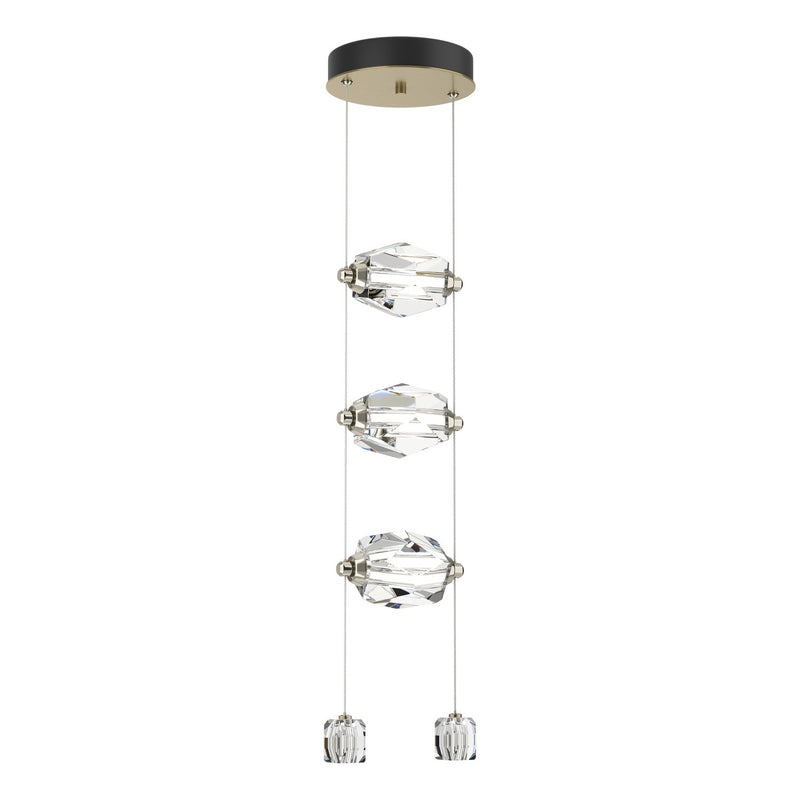 Gatsby 3-Light LED Pendant in Modern Brass - 139058-LED-STND-86-CR by Hubbardton Forge