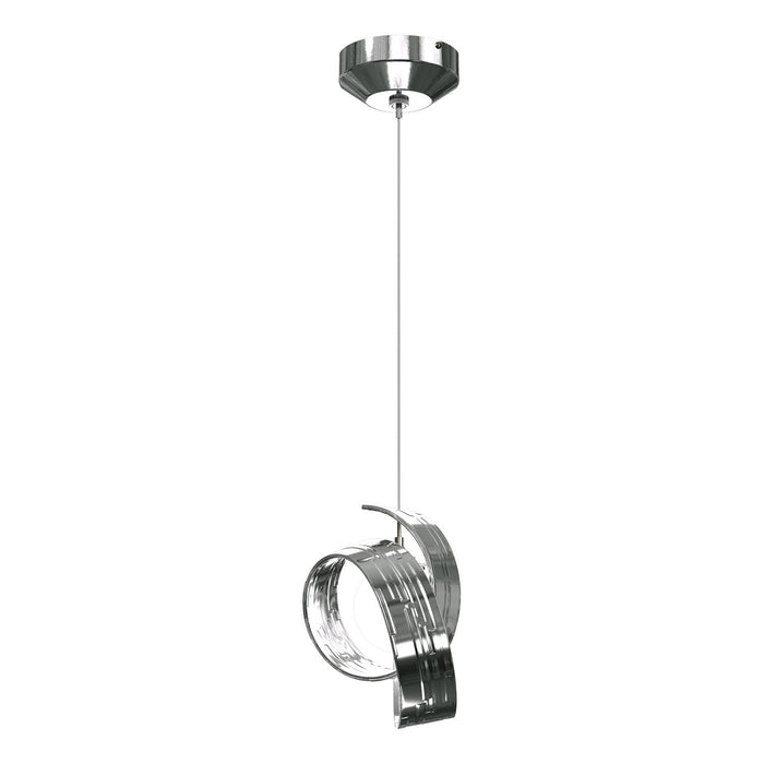 Riza Low Voltage Mini Pendant in Sterling - 161186-SKT-STND-85-GG0711 by Hubbardton Forge