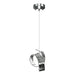 Riza Low Voltage Mini Pendant in Sterling - 161186-SKT-STND-85-GG0711 by Hubbardton Forge