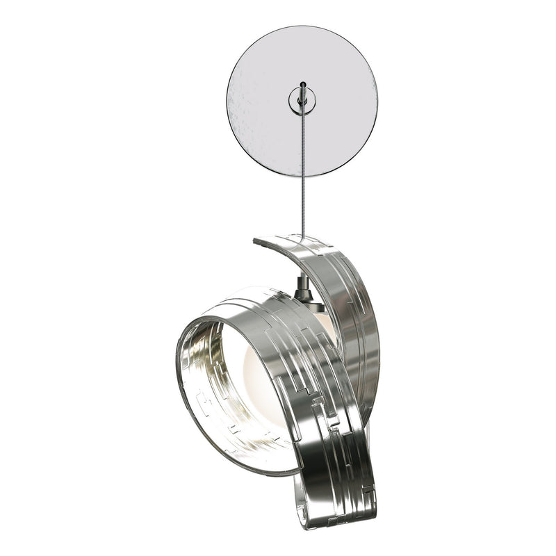 Riza Low Voltage Sconce in Sterling - 201353-SKT-85-GG0711 by Hubbardton Forge