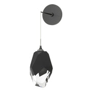Chrysalis Large Low Voltage Sconce in Ink - 201398-SKT-89-BP0755 by Hubbardton Forge