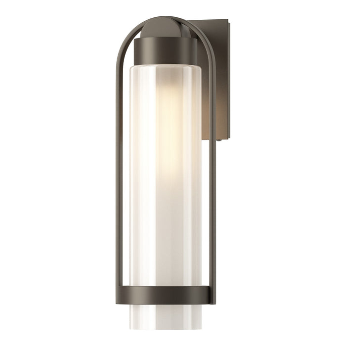 Alcove Medium Outdoor Sconce in Coastal Dark Smoke - 302556-SKT-77-FD0742 by Hubbardton Forge