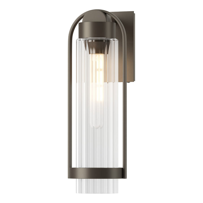 Alcove Medium Outdoor Sconce in Coastal Dark Smoke - 302556-SKT-77-ZM0742 by Hubbardton Forge