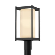 Cela Outdoor Post Light in Coastal Black - 342021-SKT-80-GG0732 by Hubbardton Forge