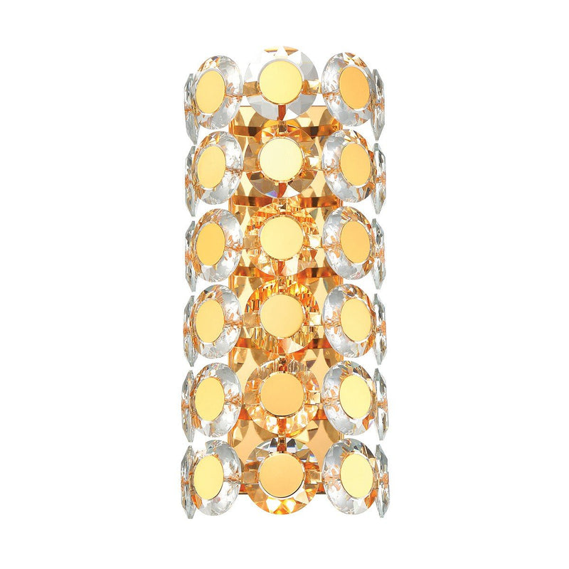 Perrene 2-Light 19" Wall Sconce in Gold