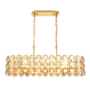 Perrene 8-Light 40" Linear Pendant in Gold