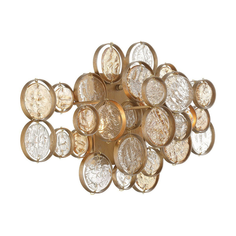Trento 2-Light 10.5" Wall Sconce in Matte Gold
