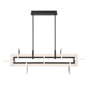 Inizio LED Chandelier in Black