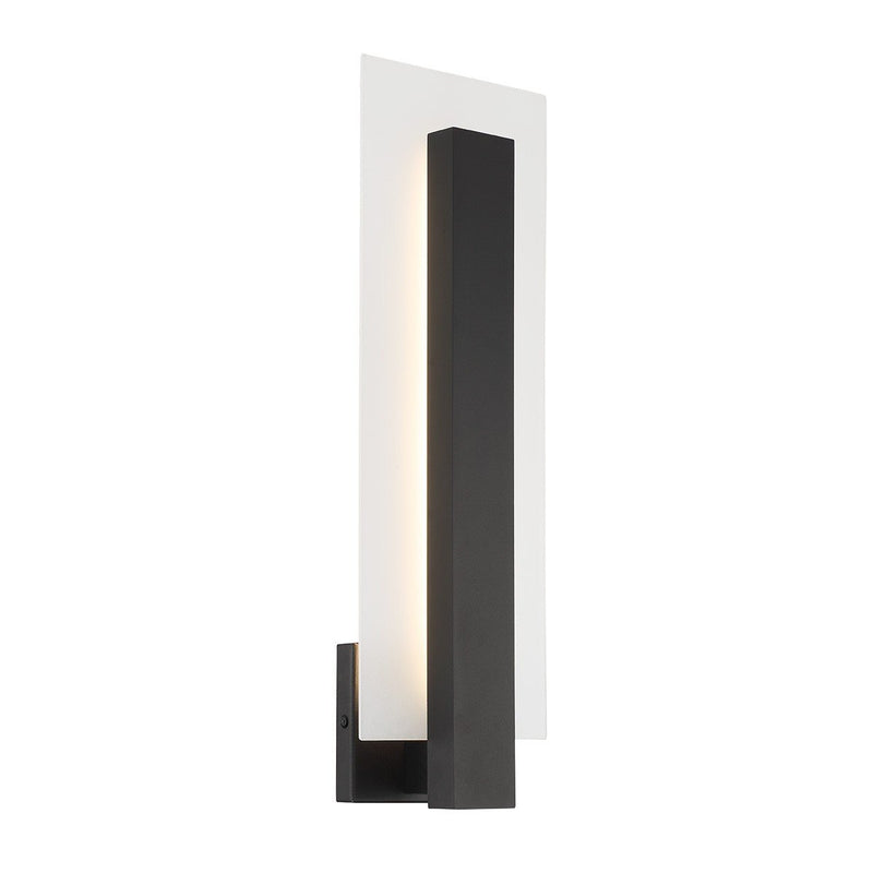 Carta 22" Outdoor Wall Sconce in Matte Black
