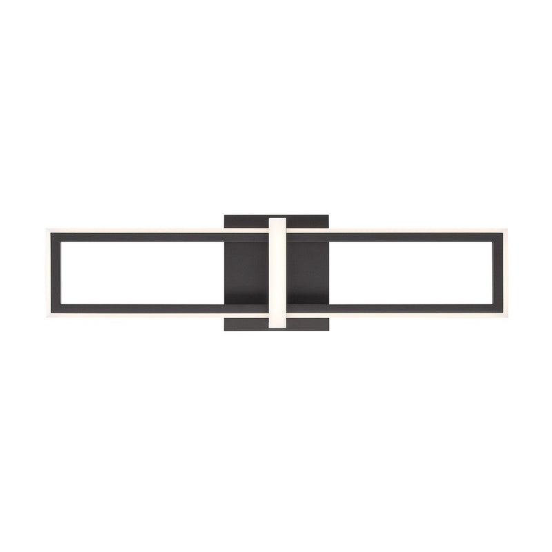 Bordo 24" Outdoor Wall Sconce in Matte Black