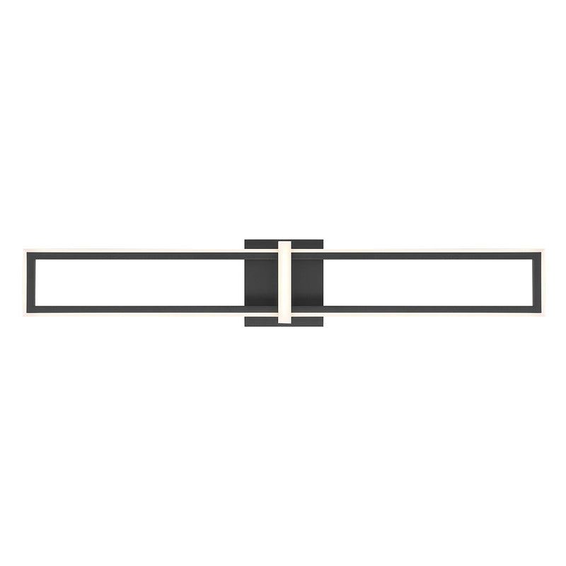 Bordo 35.5" Outdoor Wall Sconce in Matte Black