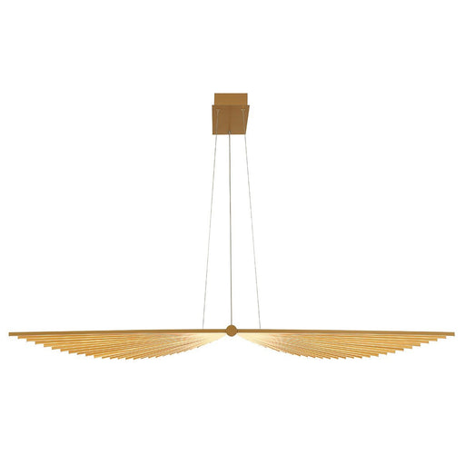 Seraph 59" Linear Pendant in Matte Gold