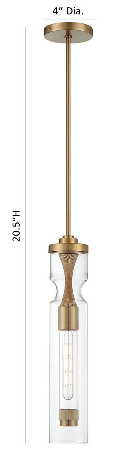 Mistero 4" Pendant in Satin Nickel