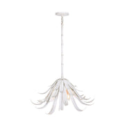Kagra 3-Light 24" Pendant in Distressed White