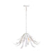 Kagra Three Light Pendant in Distressed White