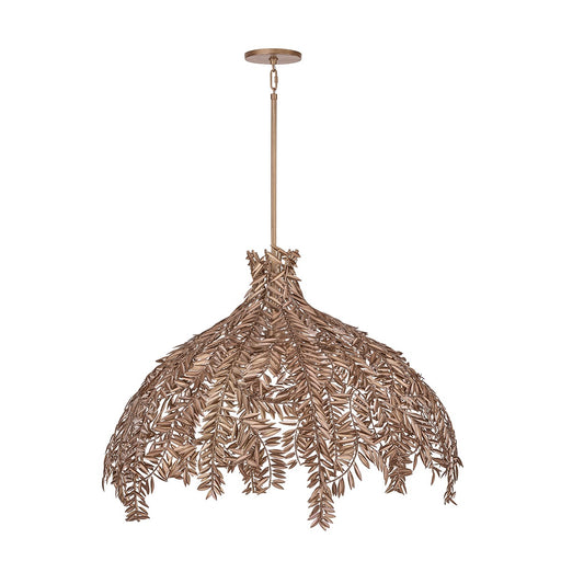 Jalore Six Light Pendant in Brown Macchiato