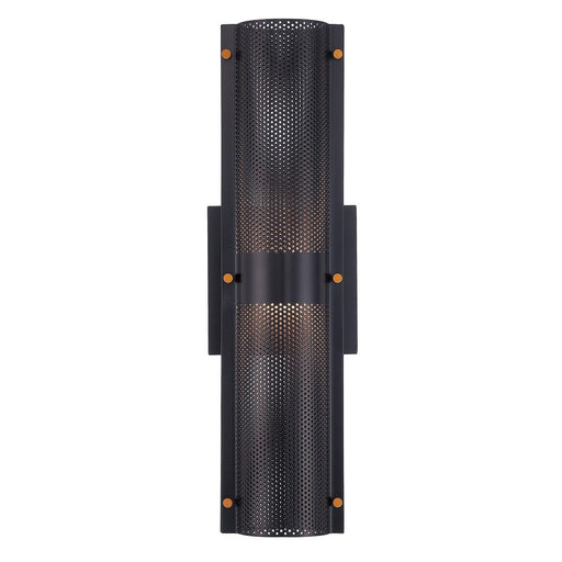 Westcliffe 2-Light 17" Outdoor Wall Light in Gold-Black Mix