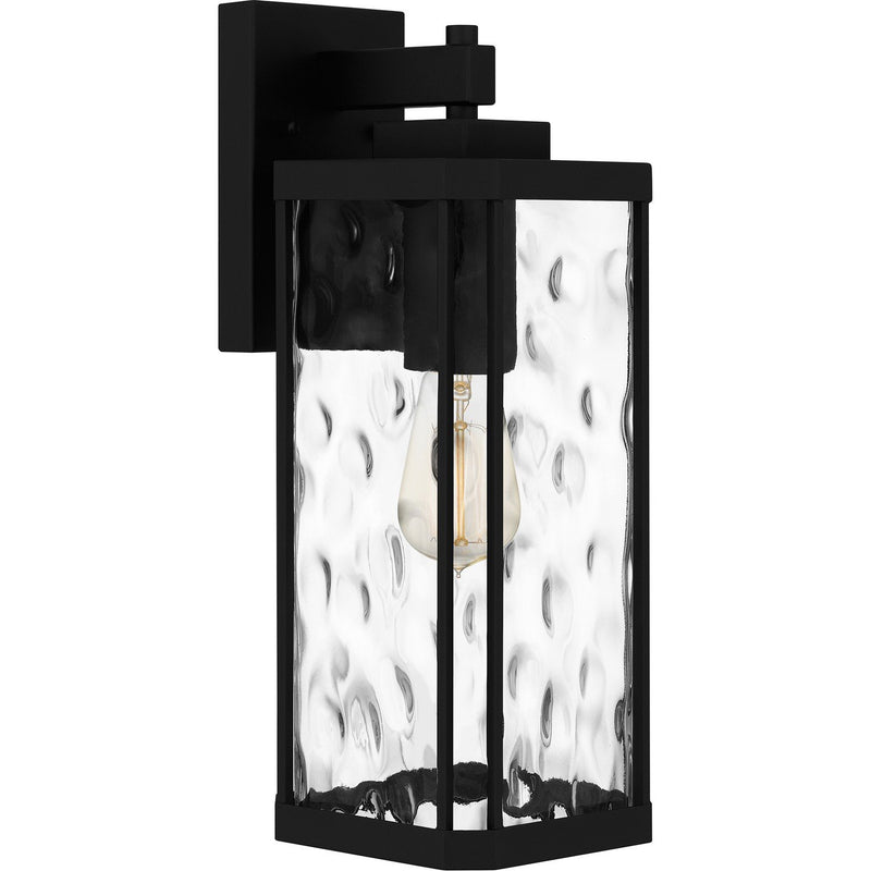 Balchier Medium Outdoor Wall Lantern in Matte Black