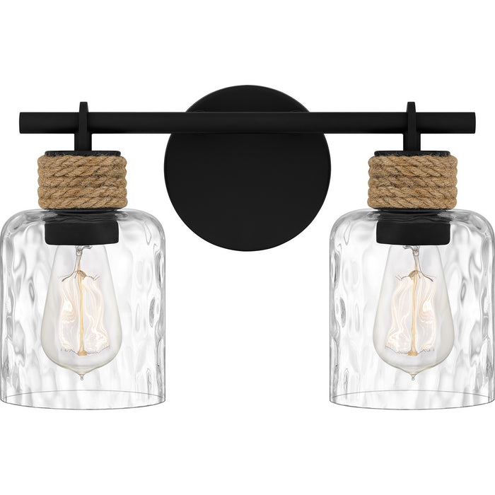 Baltic 2-Light Bath in Matte Black - Lamps Expo