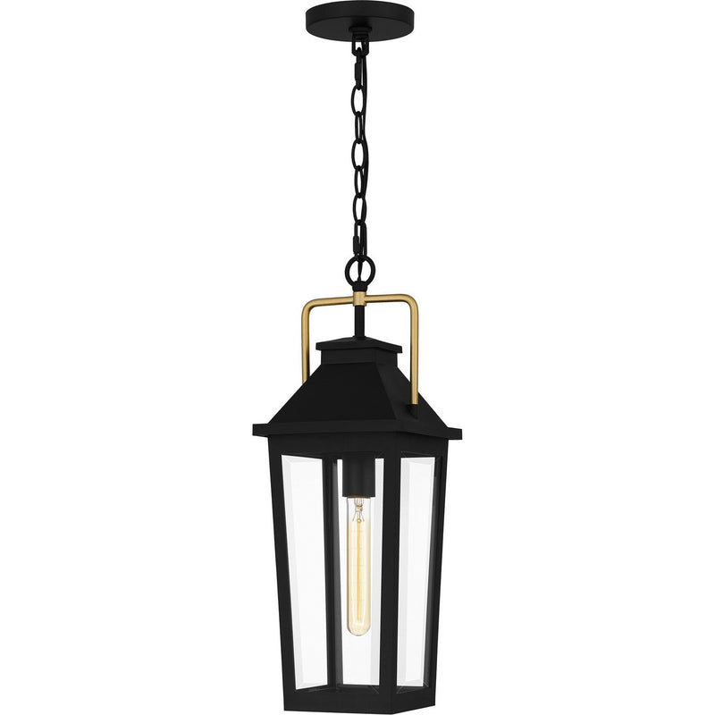 Buckley Outdoor Hanging Lantern in Matte Black