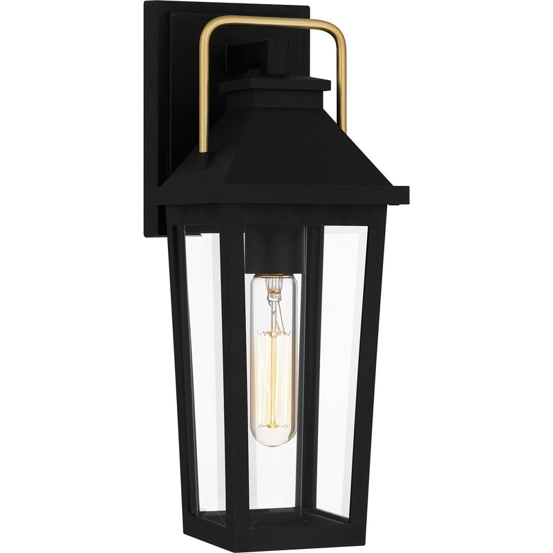 Buckley Small Outdoor Wall Lantern in Matte Black
