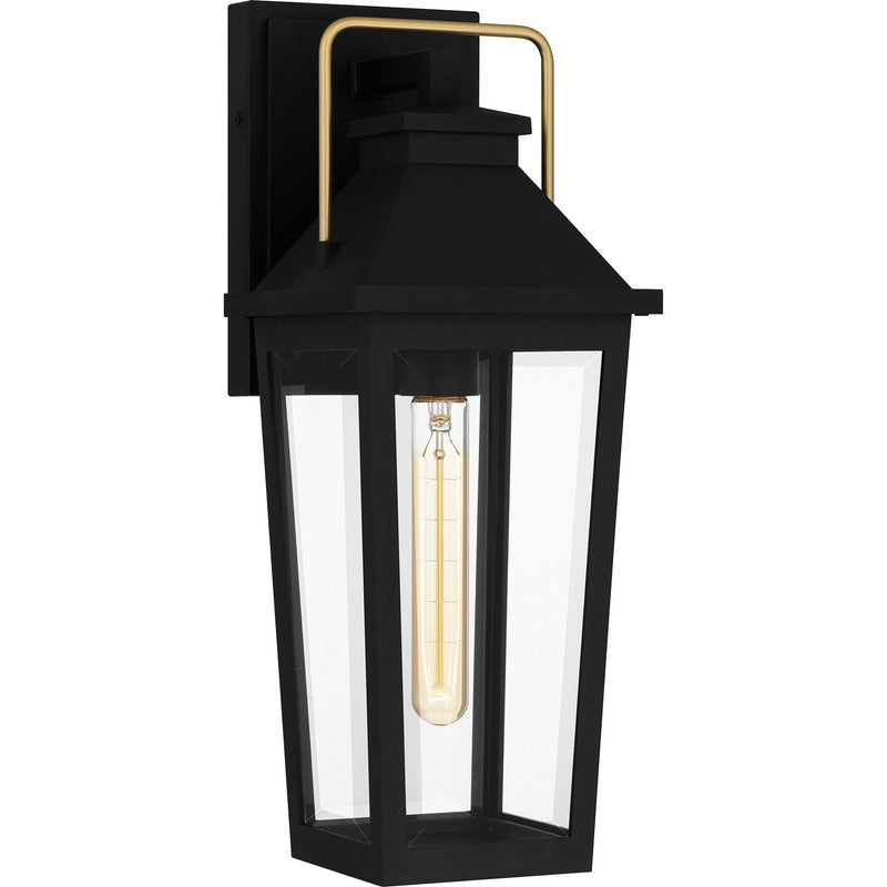 Buckley Medium Outdoor Wall Lantern in Matte Black