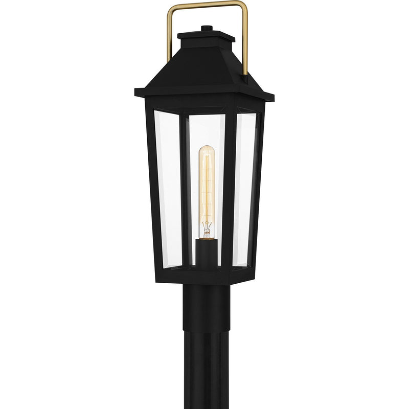 Buckley Outdoor Post Lantern in Matte Black