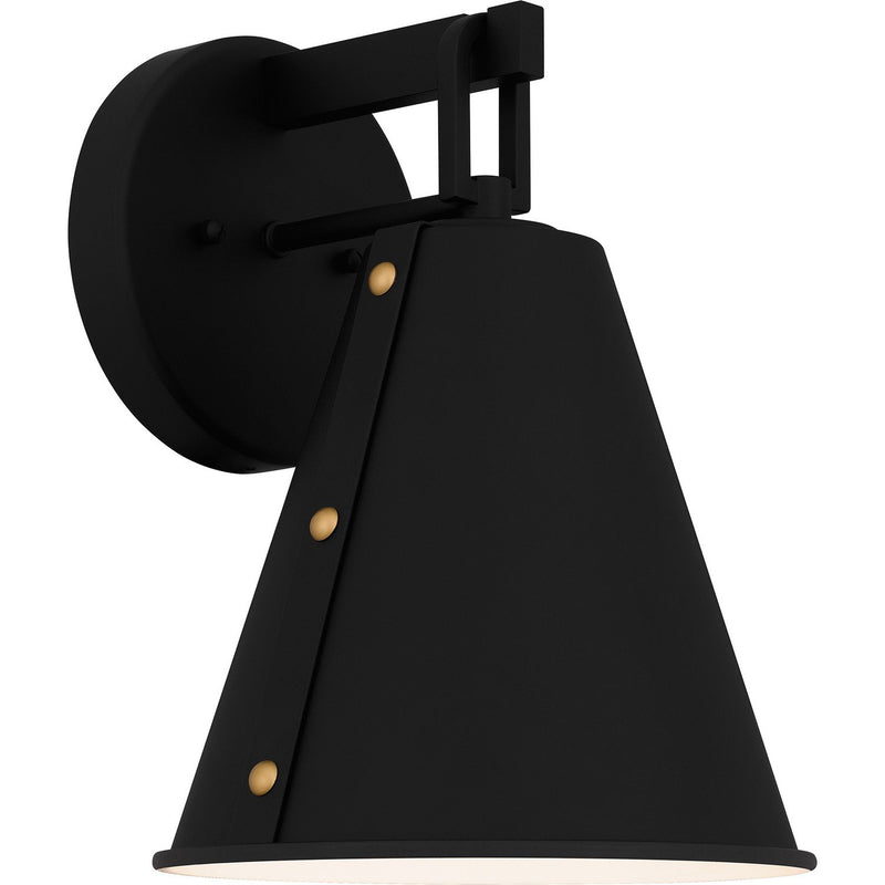 Hyde Outdoor Wall Sconce in Matte Black