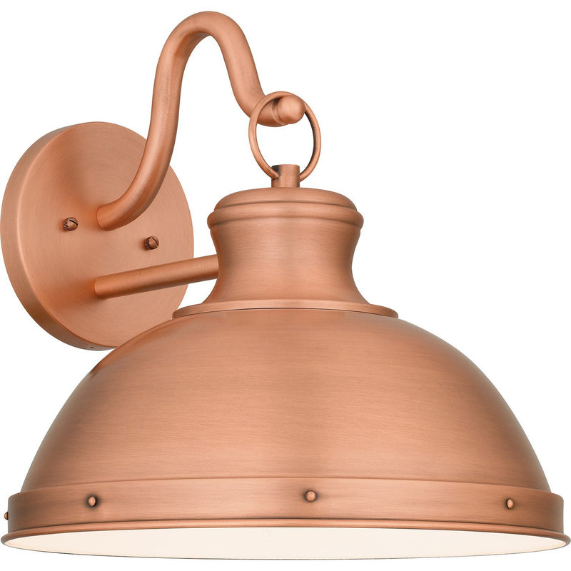 Jameson Large Outdoor Wall Sconce in Aged Copper