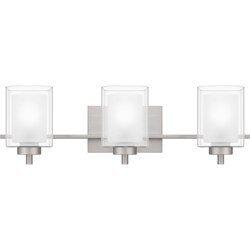 KLT8903BN - Kolt 3-Light Bath in Brushed Nickel by Quoizel
