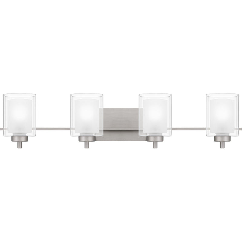 Kolt 36" 4-Light Bath Vanity Light in Brushed Nickel