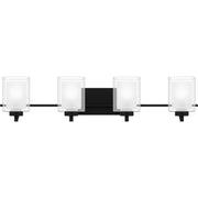 Kolt 36" 4-Light Bath Vanity Light in Matte Black