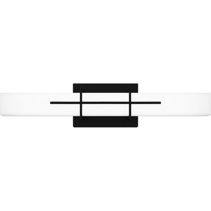 Gemini 22" Bath Vanity Light in Matte Black