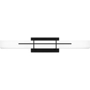 Gemini 28" Bath Vanity Light in Matte Black