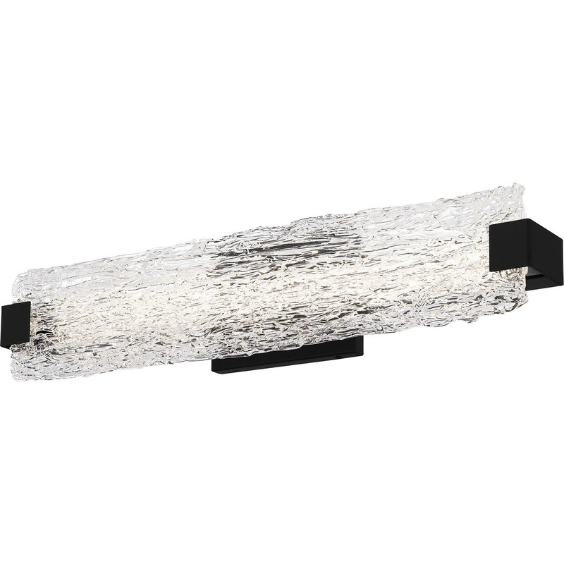 Winter 24" LED Bath Vanity Light in Matte Black
