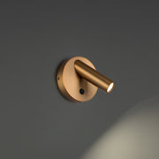 Aspire Swing Arm Wall Lamp in Aged Brass
