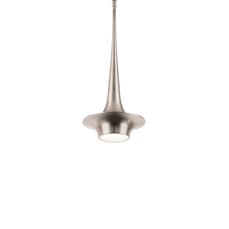 Hugo Pendant in Brushed Nickel