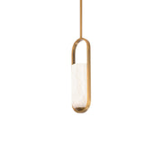 Rollins Mini Pendant in Aged Brass