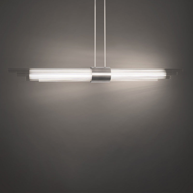 Luzerne 4-Light Linear Pendant in Brushed Nickel