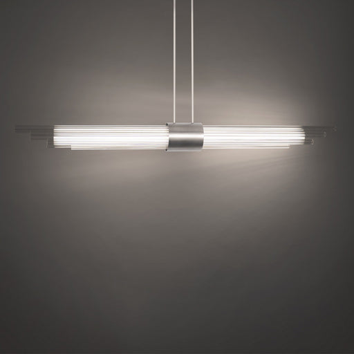 Luzerne 4-Light Linear Pendant in Brushed Nickel