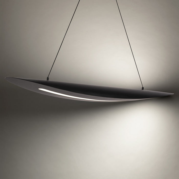 Black Jack LED Linear Pendant in Black - Lamps Expo