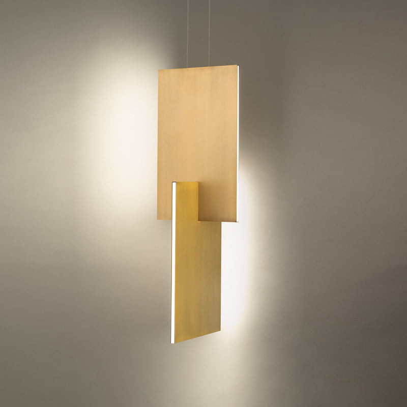 Amari 8-Light Pendant in Aged Brass
