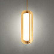 Echelon Mini Pendant in Aged Brass