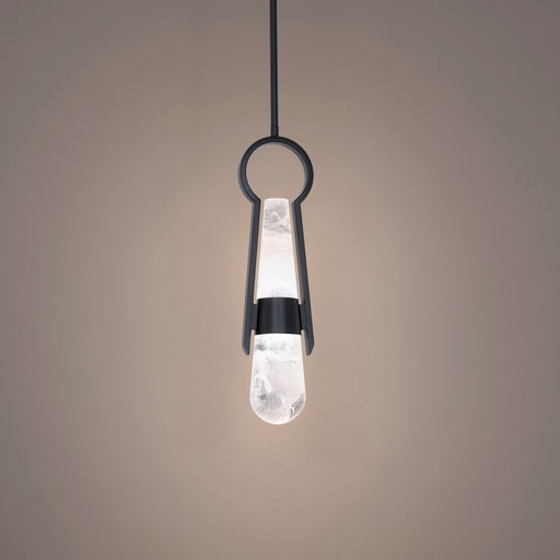 Ezra 2-Light Mini Pendant in Black