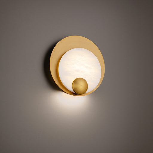 Rowlings 2-Light Wall Sconce in Aged Brass