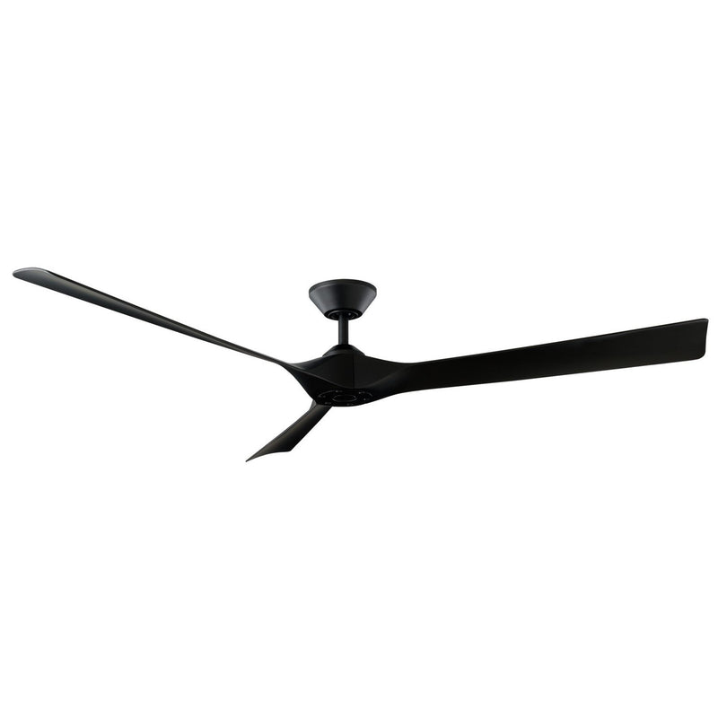 Torque 70" Outdoor Ceiling Fan in Matte Black