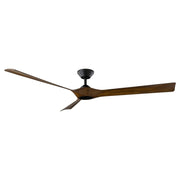 Torque 70" Outdoor Ceiling Fan in Matte Black / Distressed Koa