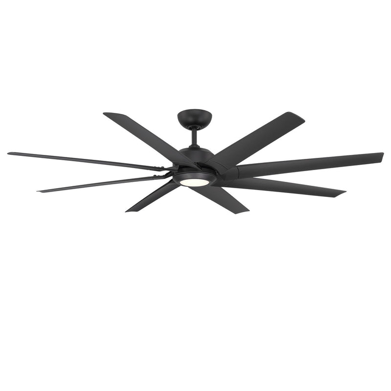 Roboto XL 70" Outdoor Ceiling Fan in Matte Black