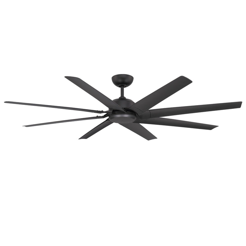 Roboto XL 70" Outdoor Ceiling Fan in Matte Black